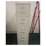 4-Drawer Vertical File Cabinet - Light Gray