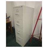 4-Drawer Vertical File Cabinet - Light Gray