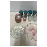 Depression Glass Carinval Glass and other Glassware Collection - Mixed Colors and Patterns