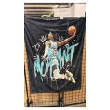 Charlotte Hornets #12 Morant Basketball Blanket