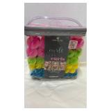 Conair Self-Fastening Barrel Foam Sponge Hair Rollers  Assorted Sizes  Neon  48 Count