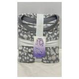 Stars Above Grey Thermal Pajama Set - Size M