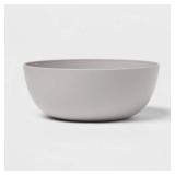 37oz Plastic Cereal Bowl Polypro Jet Gray - Room Essentialsâ¢ 24 count