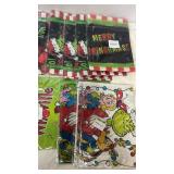 Grinch Table Runners Tablecloths Tree Skirt Hanging Banner Bandanas Shower Curtain