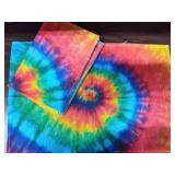 Rainbow Tie-Dye 4 piece mat set