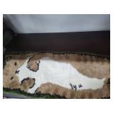 Mid-Century Shag Cat Area Rug