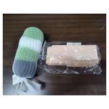 Multi-Color Bath & Shower Loofah Set