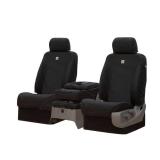 Covercraft Carhartt Super Dux SeatSaver Custom Seat Covers | Fits 2019-2025 Chevrolet Silverado/GMC Sierra 1500, 2020-2025 Silverado/Sierra 2500/3500 | 1st Row 40/20/40 Bench Seat, Super Dux Black