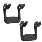iMonse 2Pcs Black Aluminum Side Step Bars Replacement for Trucks from Chevy (Chevrolet), Ford, Toyota, GMC, Dodge RAM, Jeep