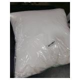ROYALE LINENS 20 x 20 Pillow Insert - Down Alternative Throw Pillows Insert - Square Pillow Pack of 1 White - Bed & Couch Pillows - Inner Cushion for Bed, Cushion for Living Room - Shams Stuffer