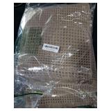 H.VERSAILTEX Waffle Bath Mat Super Absorbent Bathroom Mats Non Slip Bath Rugs for Bathroom Floor Machine Washable Ultra Soft Bathroom Rugs for Beside Tub, (32 x 20 Plus 24 x 60 - Inches, Irish Cream)