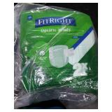 Medline FITULTRAXXLZ FitRight Ultra Briefs, XX-Large (Pack of 20)