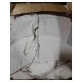 Nestl Full Duvet Cover Set with Comforter Insert - Off White 4 Piece 80x90 Duvet Cover & 2 Pillow Shams with White Quilted Down Alternative Comforter, Ultra Soft, All Season