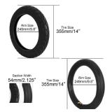 14X2.125 E-Bike Tire Tube,SOGIME 57-254 Tire and Inner Tube 2 Packs for Electric Bike Ride-On Scooter