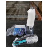 H2ofloss Water Dental Flosser Portable Dental Oral Irrigator with 5 Modes, 6 Replaceable Jet Tips, Rechargeable IPX7 Waterproof Teeth Cleaner for Home and Travel -300ml Detachable Reservoir (HF-6)