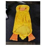DELIFUR Dog Halloween Duck Costume - Adorable Dog Hoodies for Small Medium Pet Cute Animal Clothes Cosplay Sweatshirt Yellow (Duck, Large)