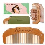 Arrozon Birth Comb for Women Labor, Wooden Labor comb Natural Labor and Delivery Essentials, Birthing Combs Hospital Bag Must Haves for Pregnant Women, Wood Comb Labor Gifts for Moms
