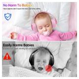 Floriogra Baby Headphones for Noise - Upgraded Ear Muffs Noise Protection - Noise Cancelling Headphones - Ear Protection for 3 Months to 2 Years, Normal