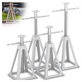 WELLUCK RV Stabilizers Jacks 4 Pack,Screw Jack Stands for RV Camper Travel Trailer Leveling,Aluminum,Single Support Up to 6000 Lbs, Adjustable from 11 to 17