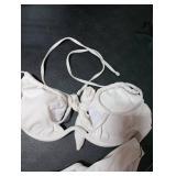 ZAFUL Women High Cut Bestselling Bikini Sets String Sexy Swimsuit Two Piece Underwire Bathing Suit Brazilian Cheeky Cut Out Cute Swimwear White S