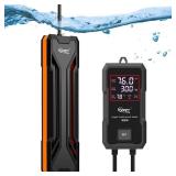 hygger Aquarium Heater 300W/500W/800W/1000W, Submersible Fish Tank Heater with Digital LED Controller and Intelligent Leaving Water Automatically Stop Heating System, for Freshwater and Saltwater