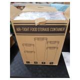 PRAKI 30 Pack Airtight Food Storage Containers for Kitchen Pantry Organizers and Storage, Plastic Kitchen Storage Canisters with Lids,Cereal, Flour & Sugar Containers - Labels, 6 Spoon & Marker