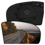LOIYLLEN Passenger Side Mirror Replacement for Mercedes Benz E Class W211 E320 E350 E500 E55, C Class W203 C230 C240 C280 C320 C350 - Right Side Mirror Glass, Rear View Mirrors Glass with Power Heated
