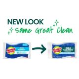 Scotch-Brite Non-Scratch Scrub Sponges, For Washing Dishes and Cleaning Kitchen, 3 Scrub Sponges