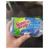 Scotch-Brite Non-Scratch Scrub Sponges, For Washing Dishes and Cleaning Kitchen, 3 Scrub Sponges