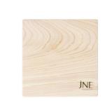 JNE Hinoki Cypress Wood Cutting Board, Cheese Board, Chopping Board, Serving Board for Wine, Crackers, Fruit. Housewarming, Wedding, Birthday gift. Trivet (Square-7x1.2)