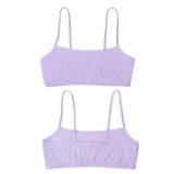 Fruit of the Loom Big Girls Training Bra, Blushing Rose/Hyacinth/Grey Heather/Blueberry/White, XL 4pk