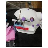 Made By Me My Very Own Sewing Machine for Beginner, Portable Battery Powered First Sewing Machine for Kids Ages 8+, Includes Fabric, Thread, Measuring Tape, & Stuffing,