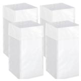 4 Count 40 Gallon Disposable Trash Cans with Waterproof Lining for Events, Reusable Sturdy Garbage Bins for Parties and Weddings, XL Size Trash Can Bin for Garbage and Recycling, 16 x 16 x 31 Inch