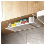 YOLOPARK Under Shelf Organizer, Extendable Under Shelf Storage for Pantry Cabinet, Laundry Room, Shoe Bench, Closet