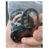 uxcell Nitrile Rubber O-Rings 42mm OD 34mm ID 4mm Width, Metric Sealing Gasket for Automotive Machine Plumbing, Pack of 5