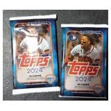 2024 Topps Big League Baseball Blaster Box - 2 Packs of Cards 28 Total