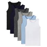 Cooraby 3 Pack Toddler Tank Top Kids Undershirts Soft Undershirt for Boys and Girls