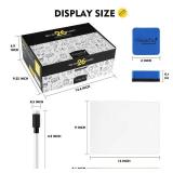 Magicfly Small White Boards, Dry Erase Board Pack of 26, Mini Whiteboards 9x12 Inches Double-Sided White Boards for Students Classroom Teachers School Supplies Office with 32 Pens and 26 Erasers