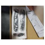 Upgraded Hidden Door Hinges (Pack of 2) 6 inch Black Invisible Hinges Concealed Hinge 3 Way Adjustable Secret Door Hinge & 180 Degree Swing Hinge (Only Suitable for Doors Thickness  35 mm)