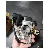 GY6 50cc Carburetor for 49cc 50cc Scooter Moped Carburetor, 139QMB High Performance 4-Stroke Carb with Intake Manifold, Fits PD18J Engine