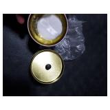 SHIMIDO Body Powder Puff and Container, 3.15 Portable Empty Body Powder Container for Baby Women