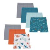 Hanes Toddler Organic Cotton Toddler Underwear, Pure Comfort Boxer Brief & Brief Underwear for Toddlers, Multipacks