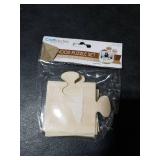 Make Your Own Wooden Puzzle Cutout Set - Customizable Unfinished Wood - 9 Pieces - Makes a 7.9 x 7.9 Inch Puzzle