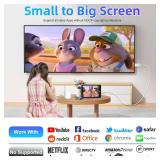 iPhone to HDMI Cable 1080P@60Hz HD Display Sync Screen Connector for iPhone 14 13 12 11 X iPad to TV HDTV Monitor Projector, Plug & Play Digital AV Adapter