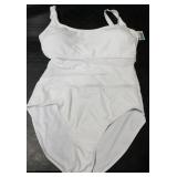 B2Prity One Piece Womens Swimsuit White XL
