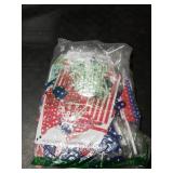 Gushu 20pcs Fourth of July Pinwheels,Red White and Blue 4th of July Decorations American Flag Pinwheel, Garden Wind Spinners Patriotic Yard Outdoor Decor, Memorial Day Independence Party Supplies