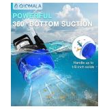 QIOMALA 1 HP Sump Pump Submersible, 3200 GPH Utility Pump Portable Transfer Electric Water Pumps with 25 FT Cord for Swimming Pool Draining, Garden, Basement, Flood, Hot Tub, Blue