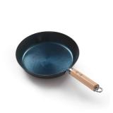 ZhenSanHuan Toxin Free Teflon free Non Sticky Saute Pans Fry Pans Omelete Pans (Seasoned 28CM/11