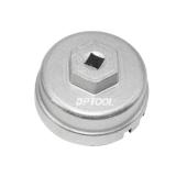 DPTOOL 64.5mm Oil Filter Cap Wrench Oil Filter Housing Removal Tool Compatible with Toyota Corolla Prius Lexus with 3/8 Calibre 14 Notches 6 Slots 2.0L-5.7L Engine
