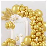 Voircoloria Gold Balloons For Archway